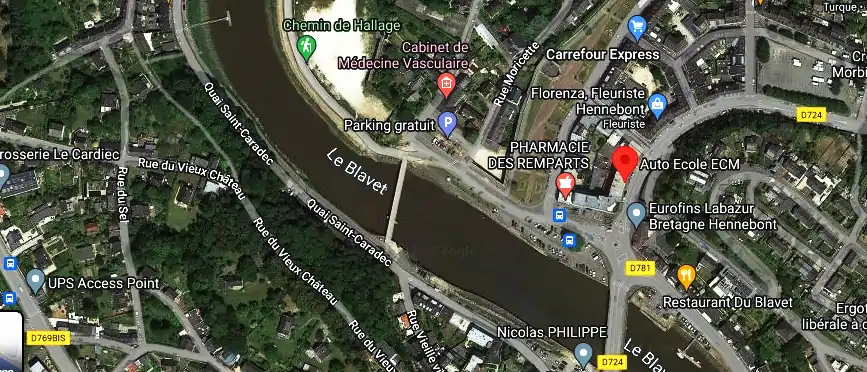 Permis auto Ecole à Merlevenez