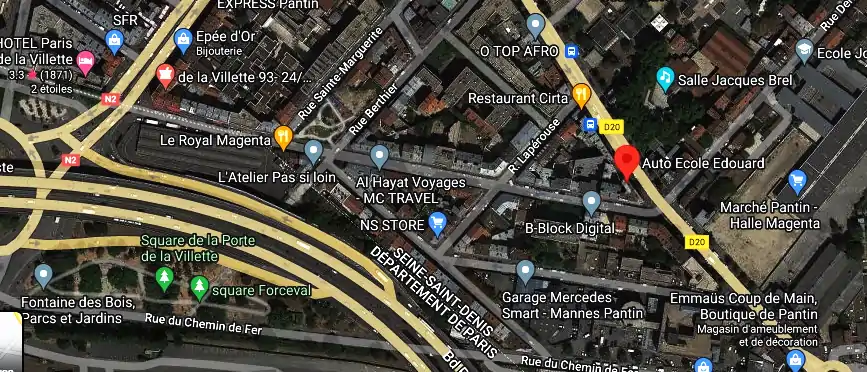 Permis auto Ecole à Pantin