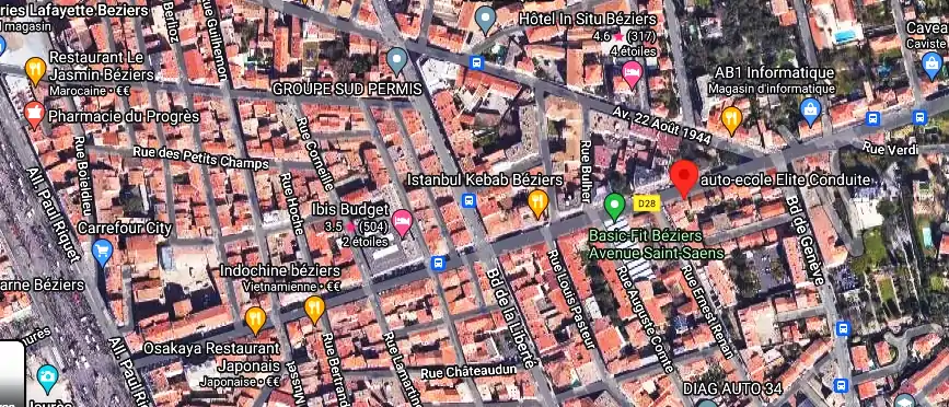 Permis auto Ecole à Béziers