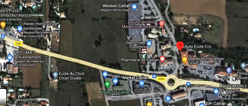 Permis auto Ecole à Callian