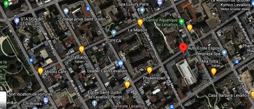 Permis auto Ecole à Levallois-Perret