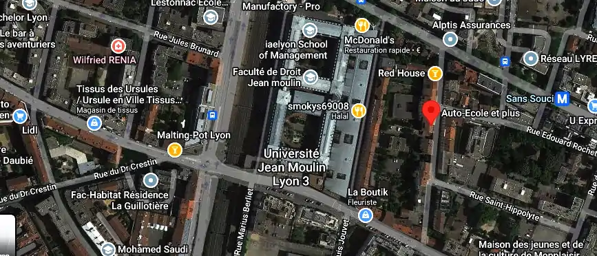 Permis auto Ecole à Lyon