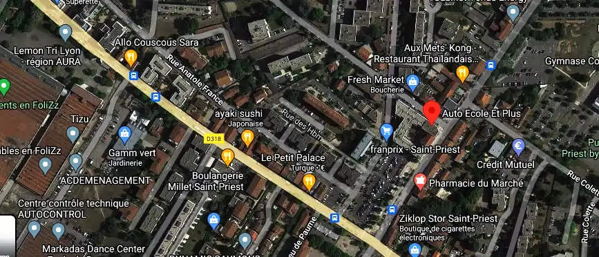 Permis auto Ecole à Saint-Priest