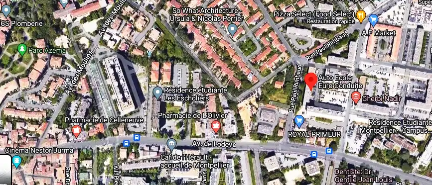 Permis auto Ecole à Montpellier