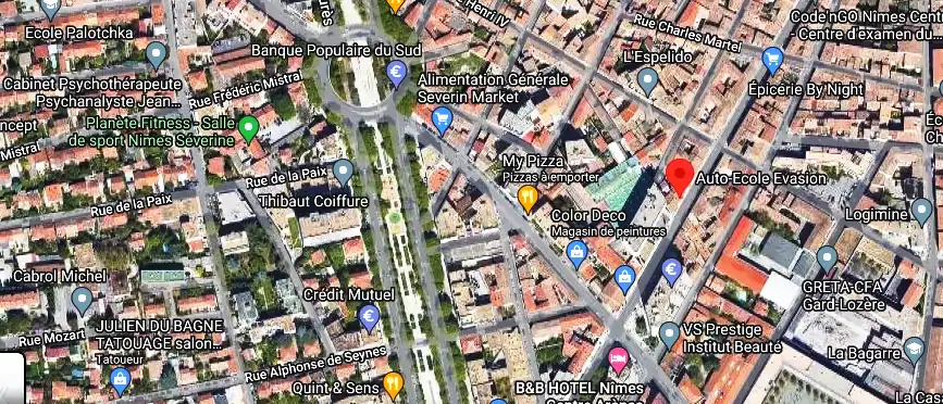 Permis auto Ecole à Nîmes