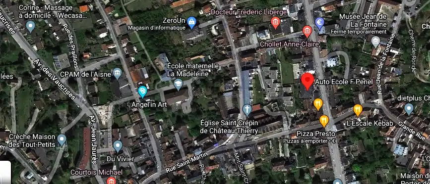 Permis auto Ecole à Château-Thierry