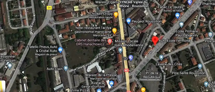 Permis auto Ecole à Roussillon