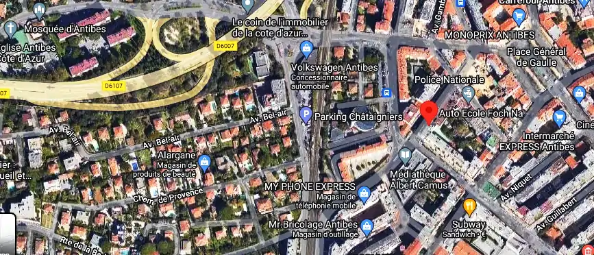 Permis auto Ecole à Antibes