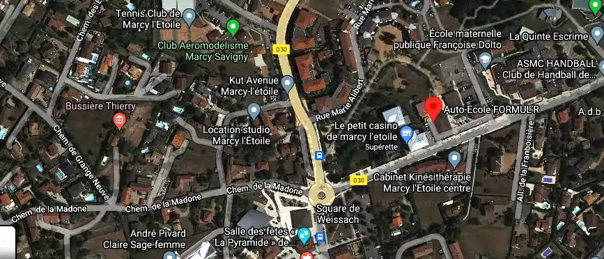 Permis auto Ecole à Marcy-l'Étoile