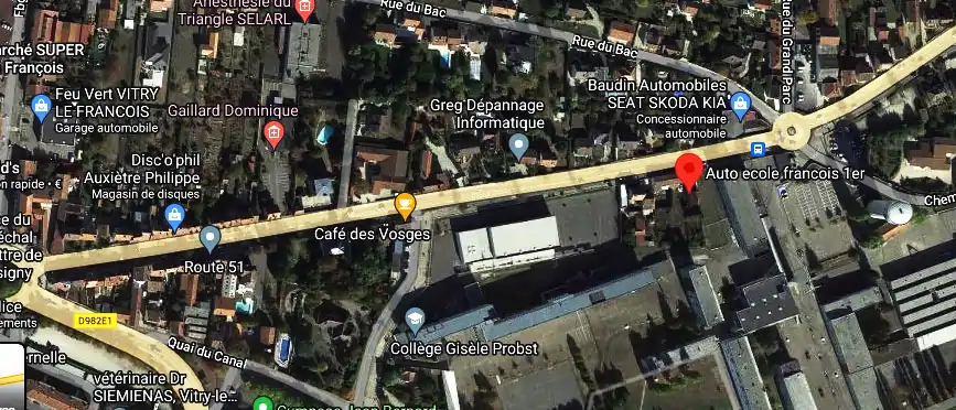 Permis auto Ecole à Vitry-le-François