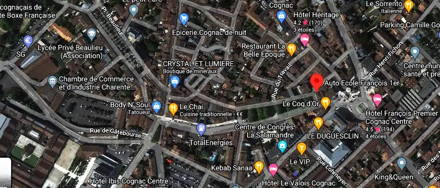 Permis auto Ecole à Cognac