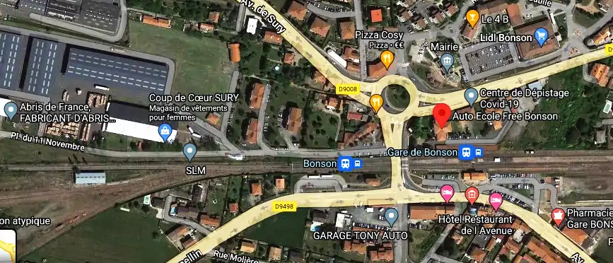 Permis auto Ecole à Bonson