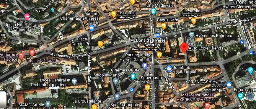 Permis auto Ecole à Hyères