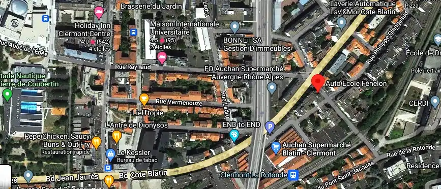 Permis auto Ecole à Clermont-Ferrand