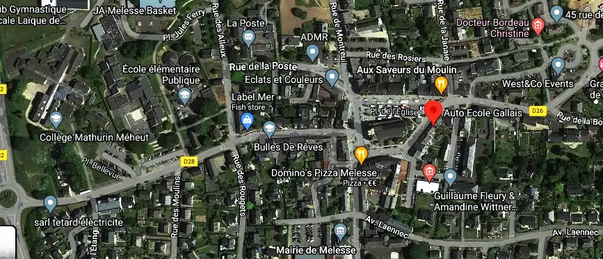 Permis auto Ecole à Melesse