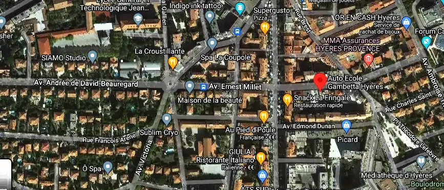 Permis auto Ecole à Hyères