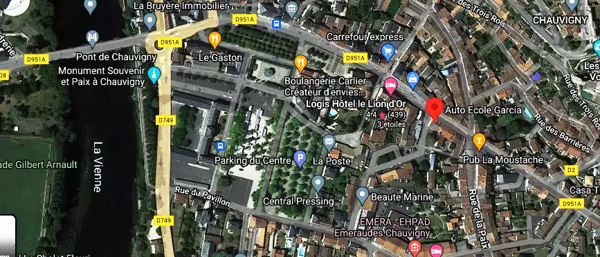 Permis auto Ecole à Chauvigny