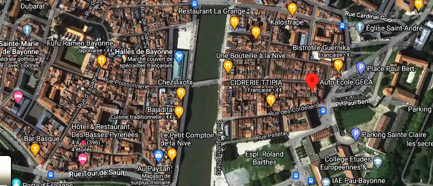 Permis auto Ecole à Bayonne