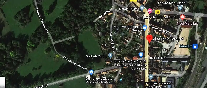 Permis auto Ecole à Génelard