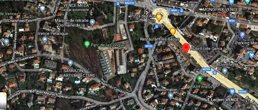 Permis auto Ecole à Vence