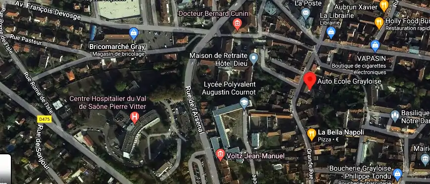 Permis auto Ecole à Gray