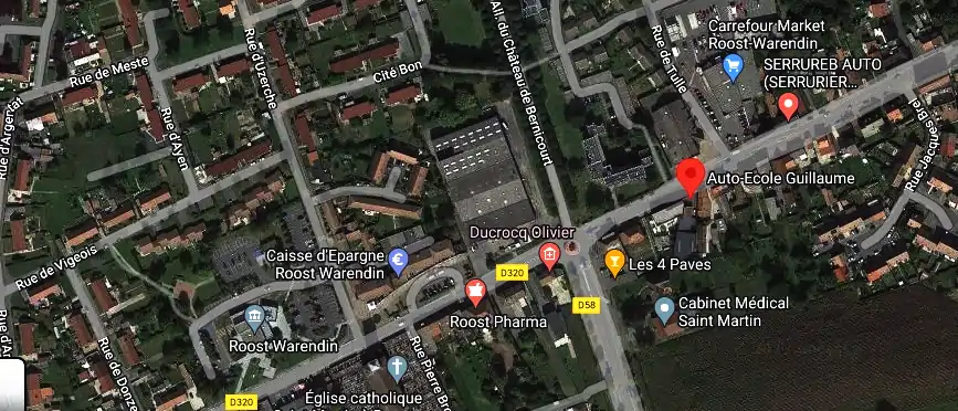 Permis auto Ecole à Roost-Warendin