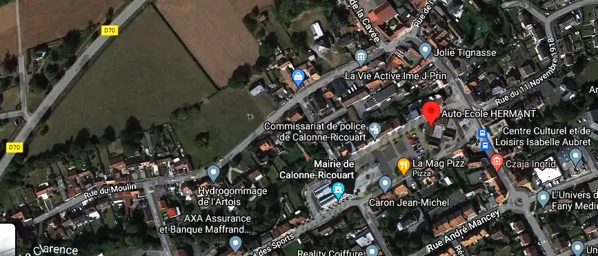 Permis auto Ecole à Calonne-Ricouart