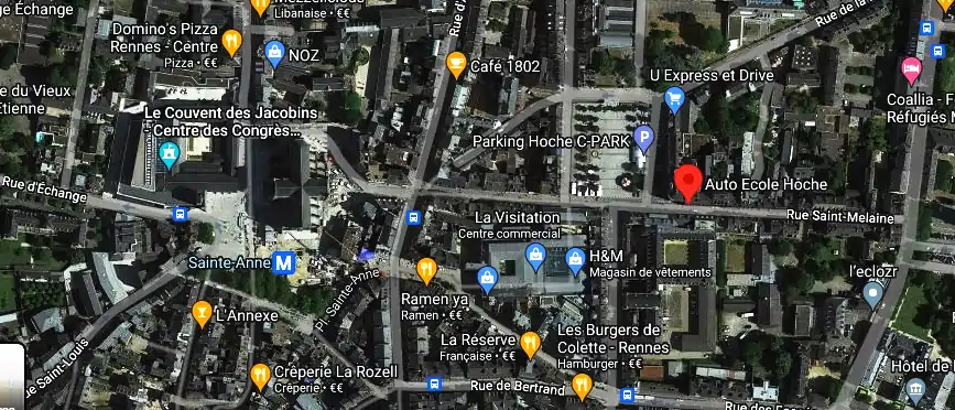 Permis auto Ecole à Rennes