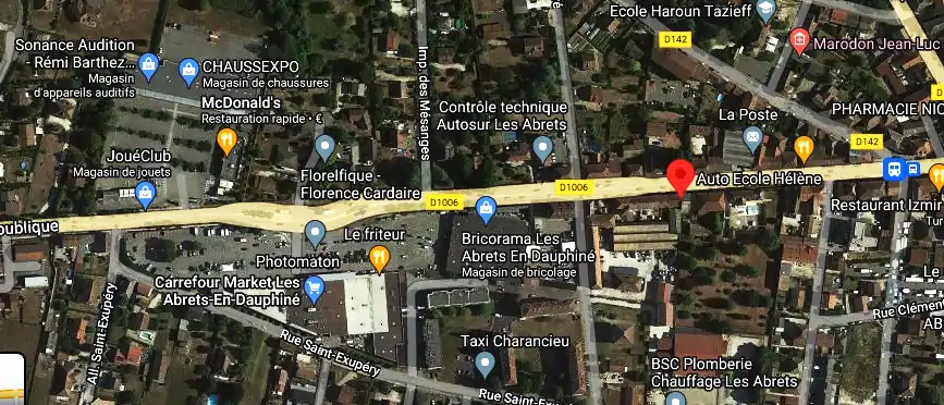 Permis auto Ecole à Les Abrets en Dauphiné