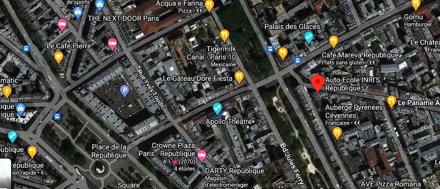 Permis auto Ecole à Paris