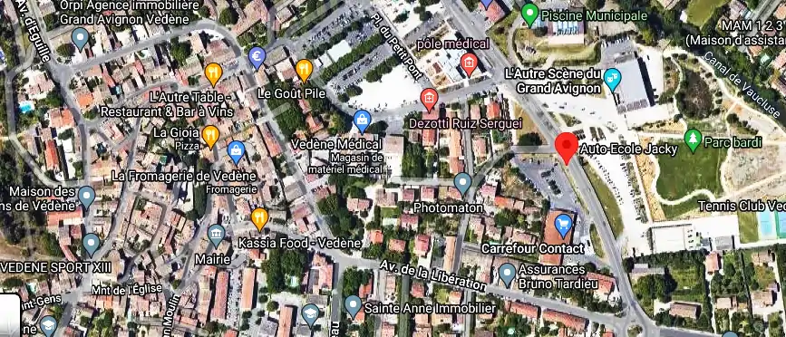 Permis auto Ecole à Vedène