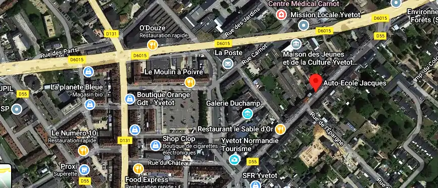 Permis auto Ecole à Yvetot