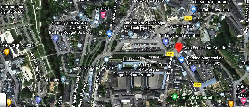 Permis auto Ecole à Quimper