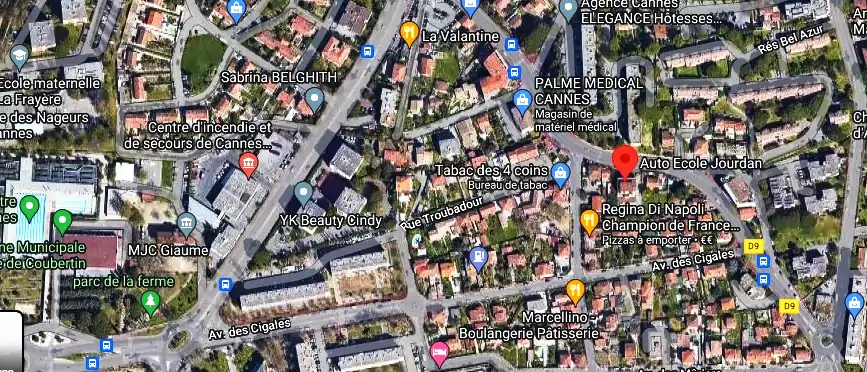 Permis auto Ecole à Cannes