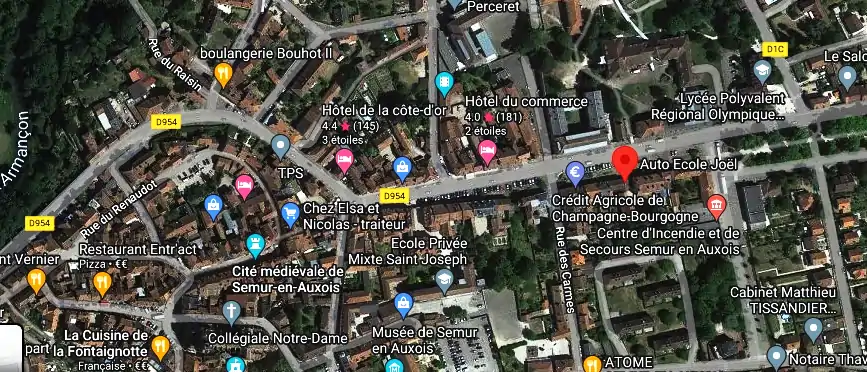 Permis auto Ecole à Semur-en-Auxois