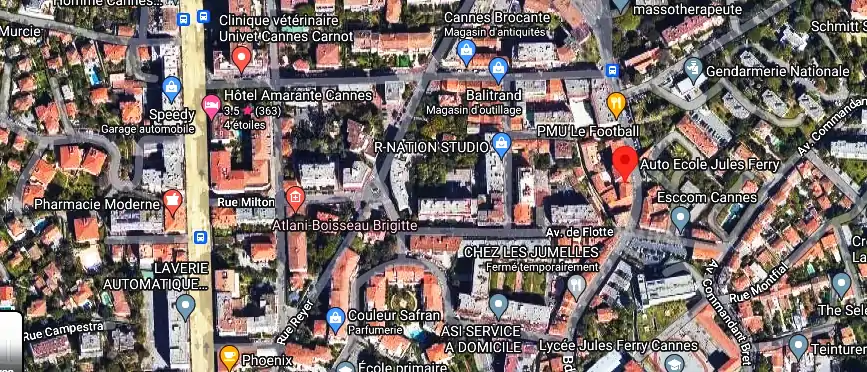 Permis auto Ecole à Cannes