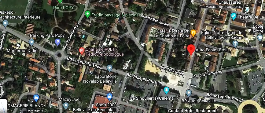 Permis auto Ecole à Belleville-en-Beaujolais