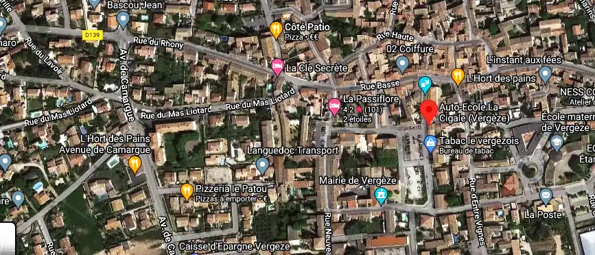 Permis auto Ecole à Vergèze