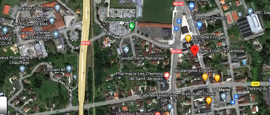 Permis auto Ecole à Gan