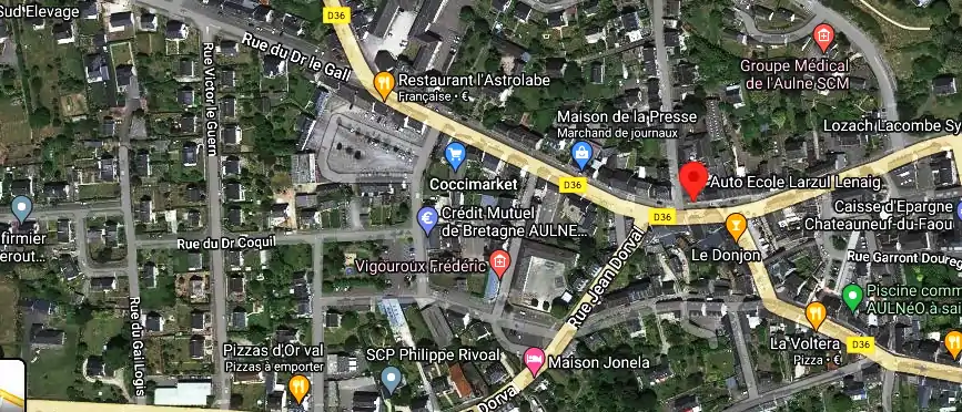 Permis auto Ecole à Châteauneuf-du-Faou