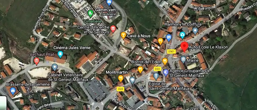 Permis auto Ecole à Saint-Genest-Malifaux