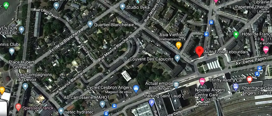 Permis auto Ecole à Angers