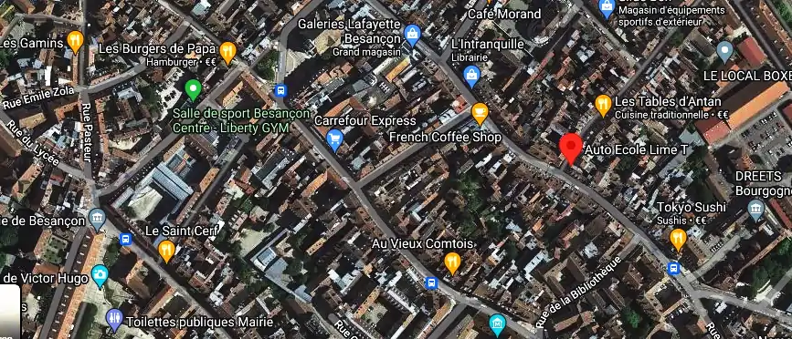 Permis auto Ecole à Besançon