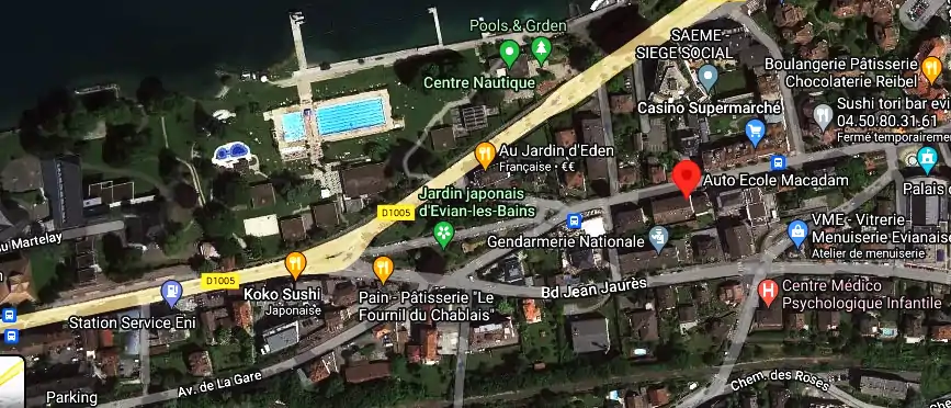 Permis auto Ecole à Évian-les-Bains