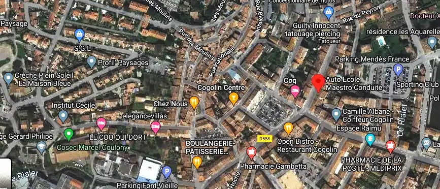 Permis auto Ecole à Cogolin