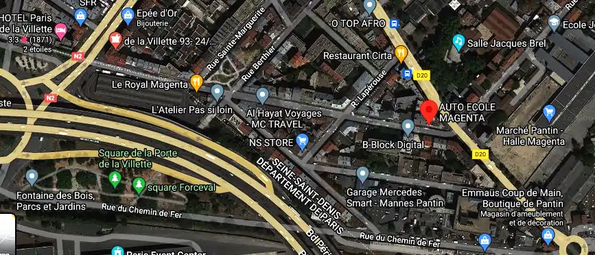 Permis auto Ecole à Pantin