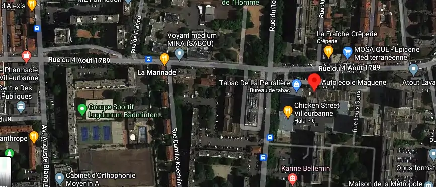 Permis auto Ecole à Villeurbanne