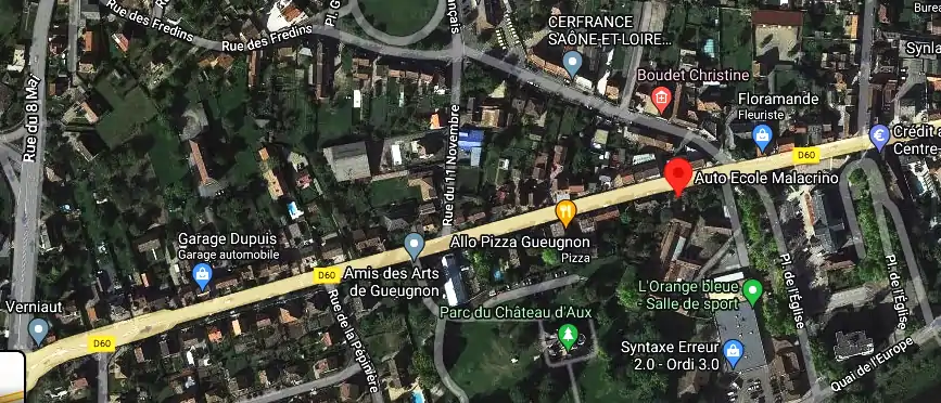 Permis auto Ecole à Gueugnon