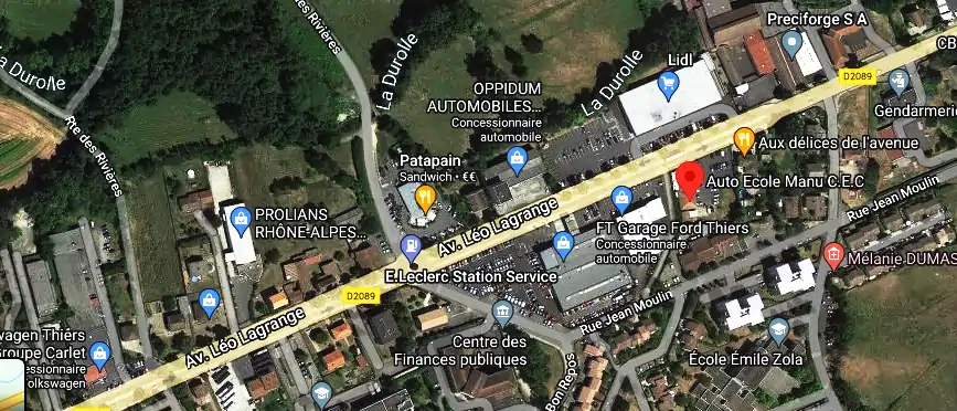 Permis auto Ecole à Thiers