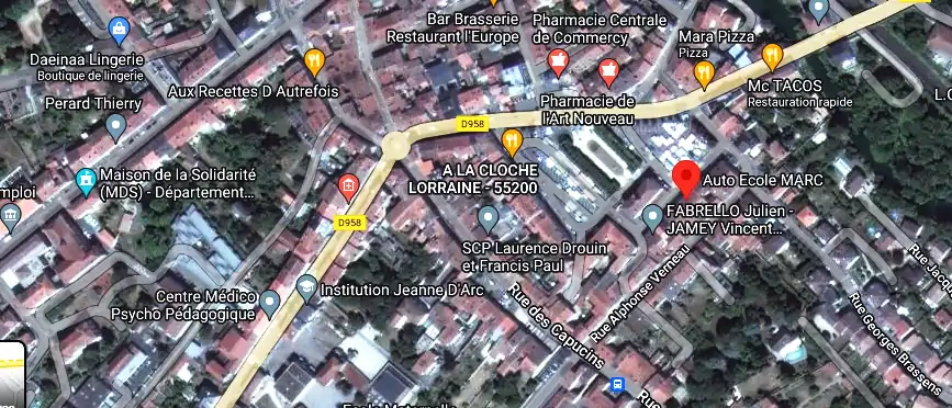 Permis auto Ecole à Commercy